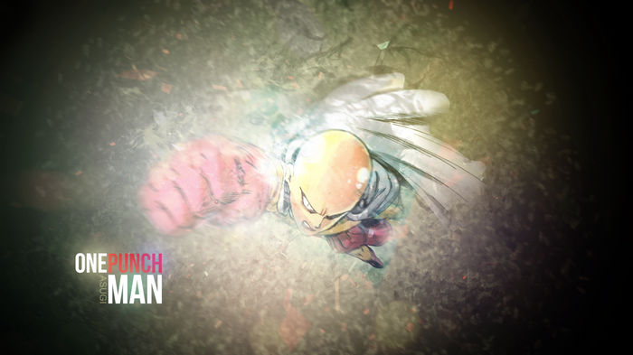 One-Punch Man Saitama Punching