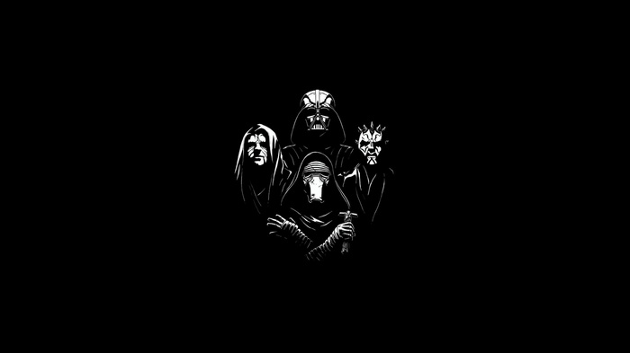 Star Wars Villains: Darth Sidious, Vader, Maul, and Kylo Ren