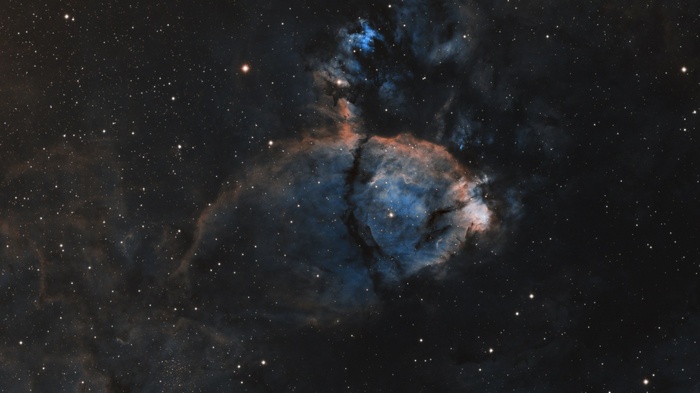 Space nebula with stars