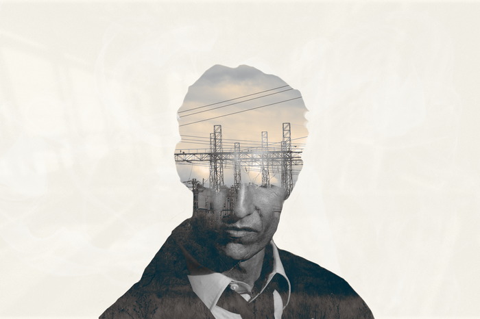Matthew McConaughey double exposure True Detective
