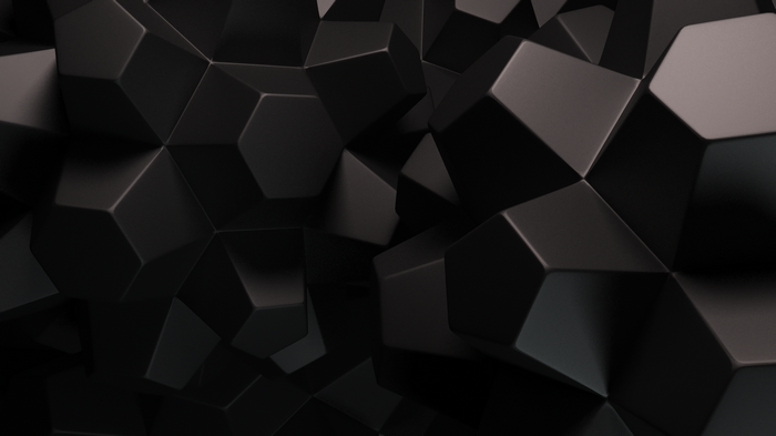 Dark abstract geometric shapes