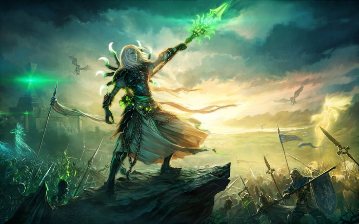 Heroes of Might and Magic VI Hero with Green Sword