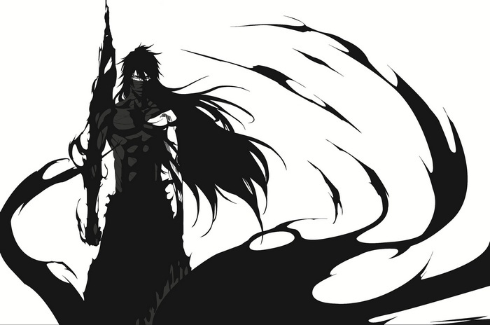 Ichigo Kurosaki in Mugetsu form from Bleach
