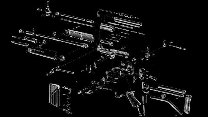 FN FAL Exploded-view Diagram