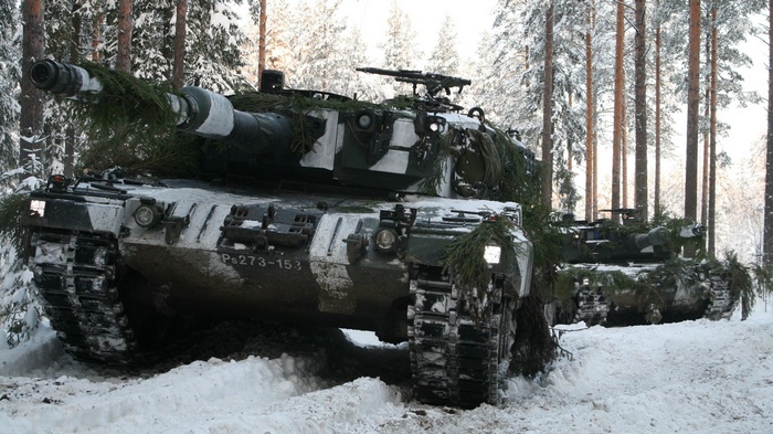 tank, military, Finnish Army, Leopard 2