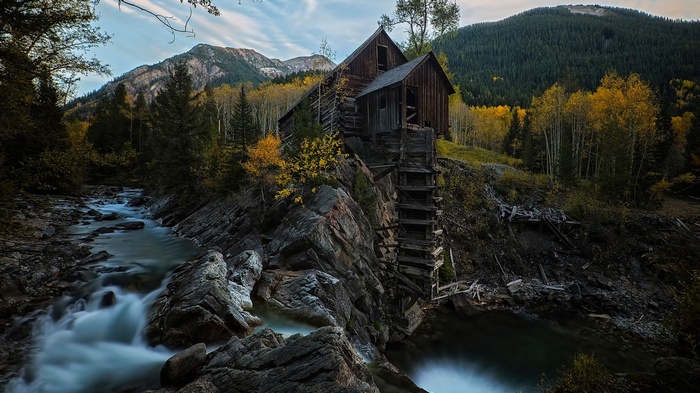 The Old Mill at Crystal River, Colorado in Fall