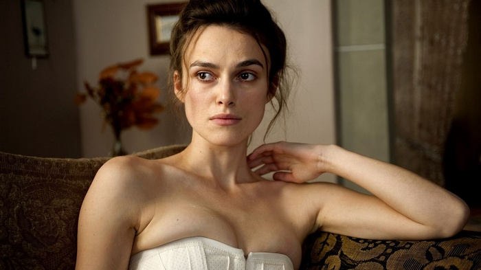 Keira Knightley in a corset