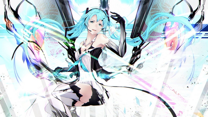 Hatsune Miku, Vocaloid, Anime Girl