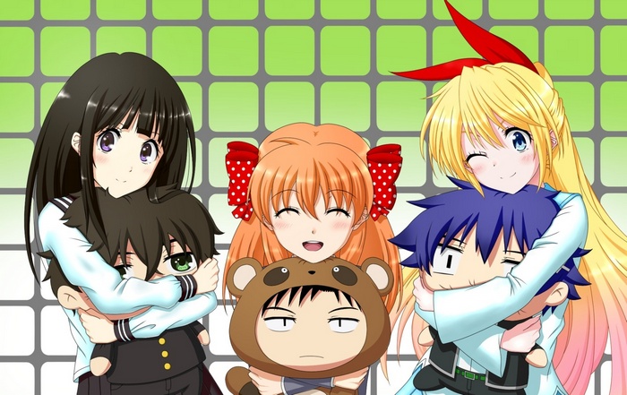 Nisekoi and Gekkan Shoujo Nozaki-kun Characters