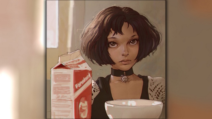 Artwork of Mathilda from Léon: The Professional by Ilya Kuvshinov