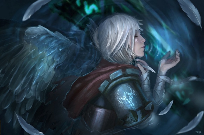 Riven with wings and armor