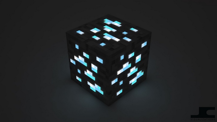 Minecraft Diamond Ore Block