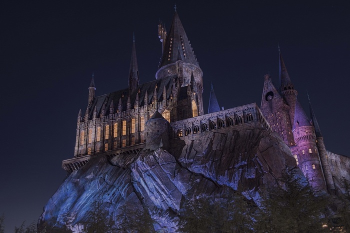 Hogwarts Castle at Night