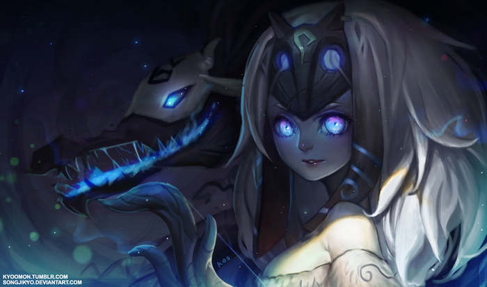 Kindred from League of Legends with Wolf