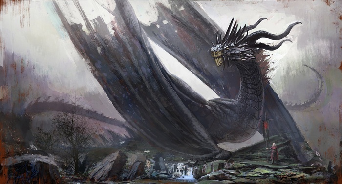 fantasy art, artwork, House Targaryen, dragon, Game of Thrones