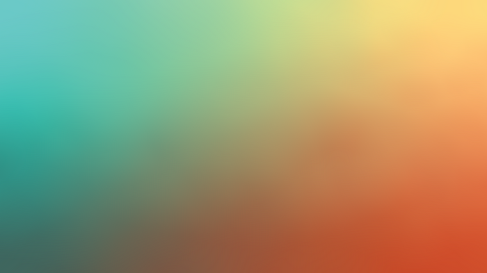 Cyan and orange gradient