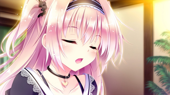 Amaya Rei from Golden Marriage with pink hair