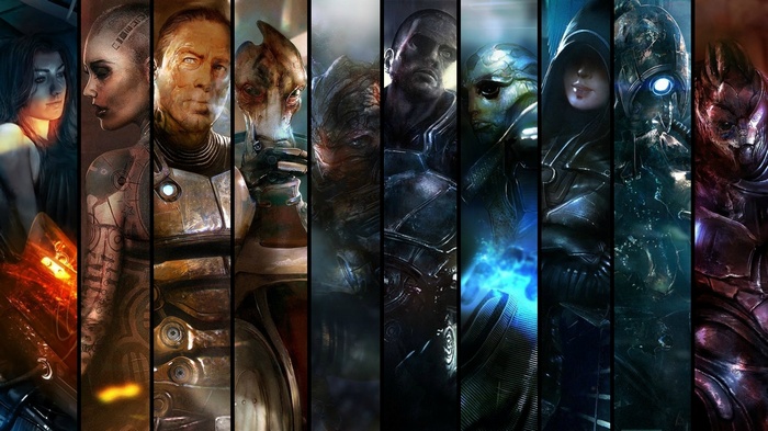 Mass Effect 2 Characters Montage