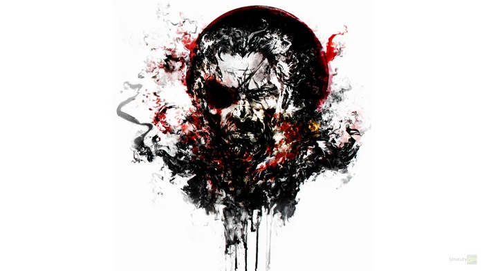 Metal Gear Solid V: The Phantom Pain abstract portrait