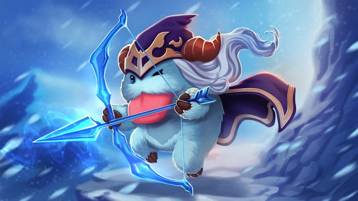 Ashe Poro with Bow and Arrow in League of Legends
