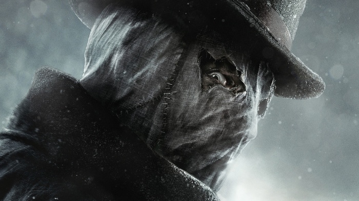 Assassin's Creed Syndicate character with mask and hat