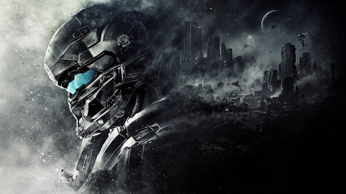 Halo 5: Guardians Concept Art with Spartan Locke