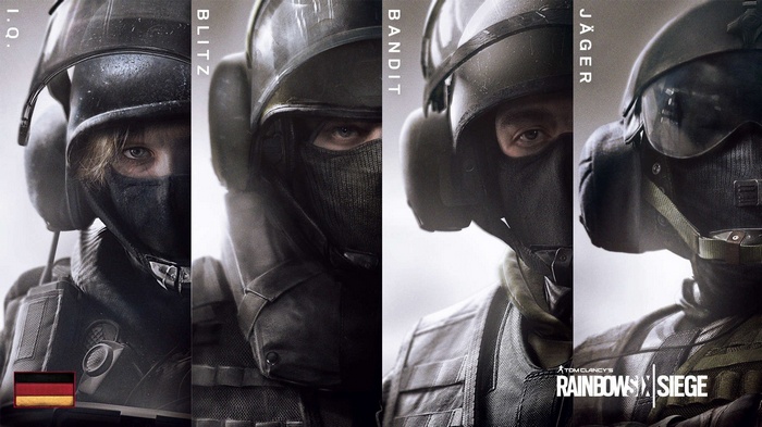 Tom Clancy's Rainbow Six Siege Operators IQ, Blitz, Bandit, Jäger