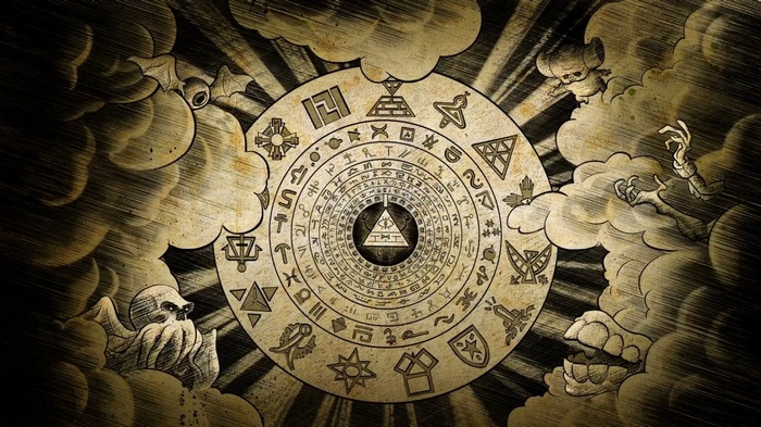 Gravity Falls Mystery Wheel with Bill Cipher