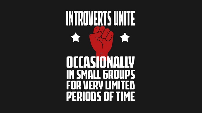 Introverts Unite Occasionally in Small Groups