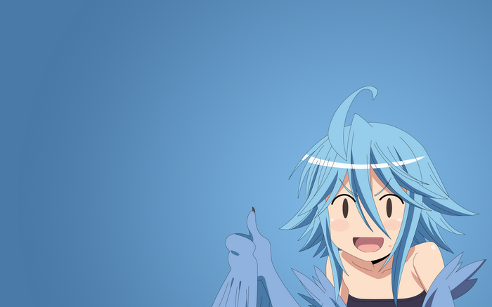 Papi from Monster Musume no Iru Nichijou giving a thumbs up