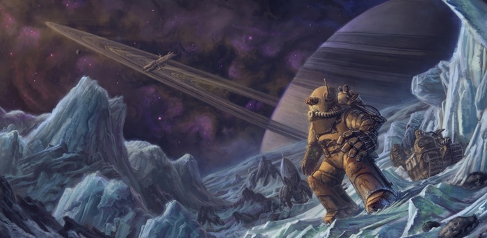 artwork, science fiction, retro science fiction