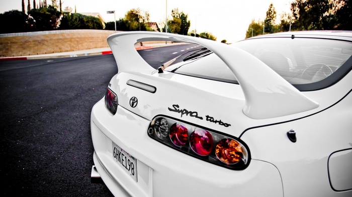 twin-turbo, 2jz-gte, car, Toyota Supra MK4