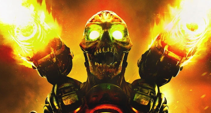 Doom Revenant firing dual flamethrowers