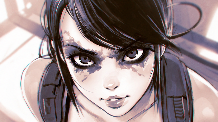 Quiet from Metal Gear Solid V fan art by Ilya Kuvshinov