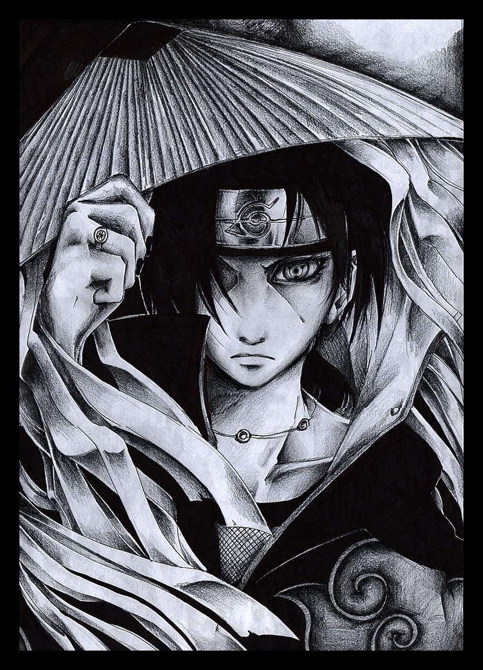 Uchiha Itachi from Naruto Shippuuden drawing