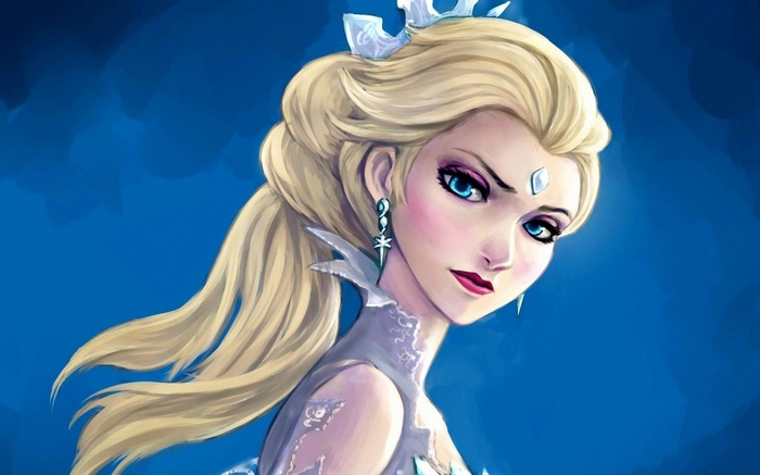 Fan art of Princess Elsa from Frozen