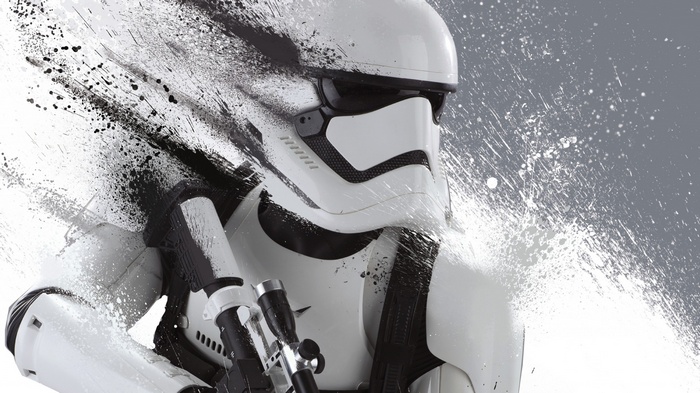 Star Wars: The Force Awakens Stormtrooper with Paint Splatter