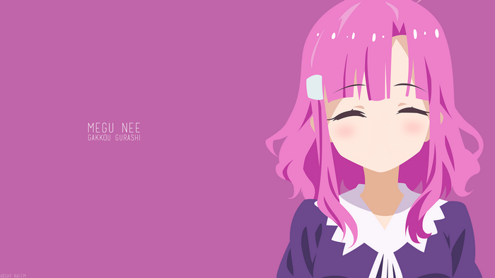 Megu Nee from Gakkou Gurashi! Anime