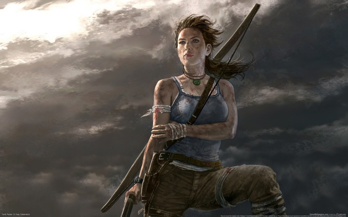 Lara Croft from Tomb Raider artwork