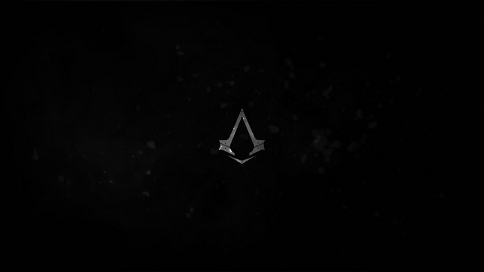 Assassin's Creed logo on black background