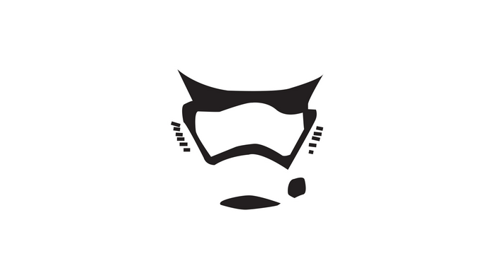 Star Wars Stormtrooper Helmet Silhouette