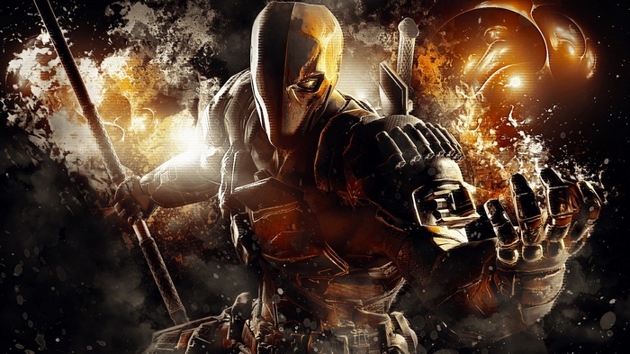 Deathstroke from Batman: Arkham Origins artwork