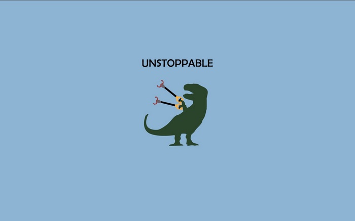 Unstoppable Tyrannosaurus Rex with robotic arms