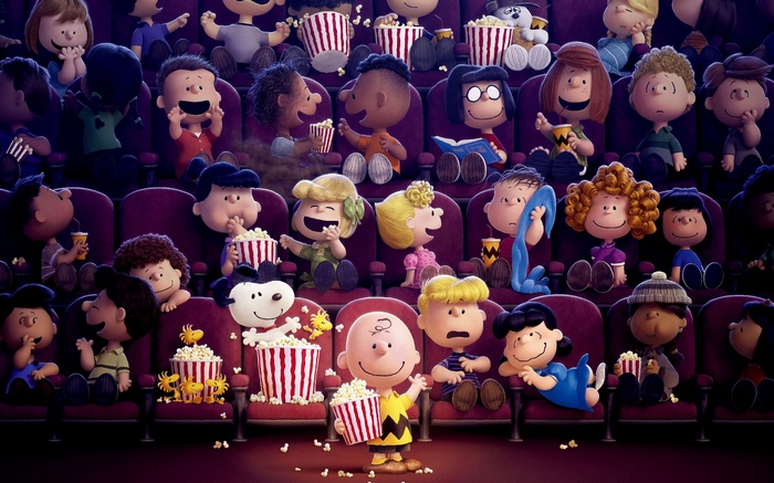 Charlie Brown, Sally, Snoopy, Peanuts (comic), theaters