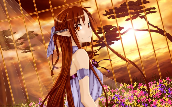Asuna Yuuki from Sword Art Online artwork