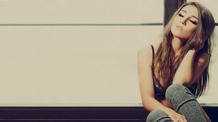 Dominika Meissner sitting by a window