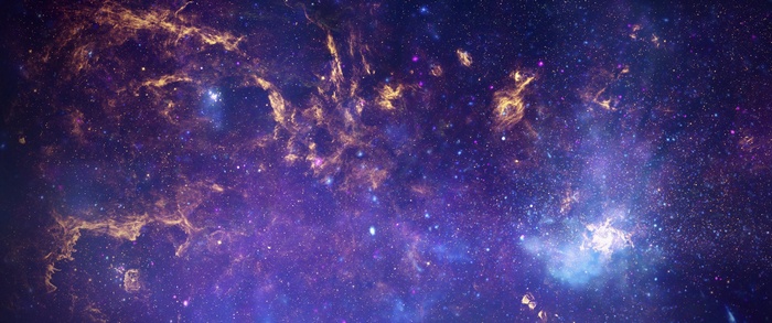 A vast galaxy filled with stars and nebulae