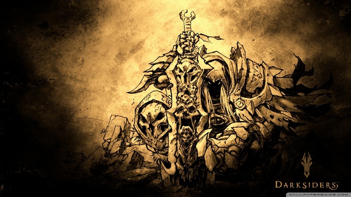 Darksiders Death and his sword