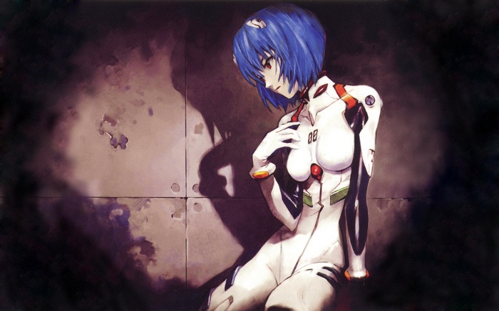 Rei Ayanami in Neon Genesis Evangelion Plugsuit