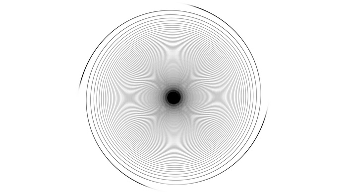 Abstract spiral with a dark center